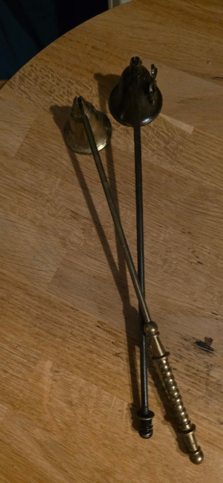 Set van 2 vintage kaarsendover, Antiek en Kunst, Ophalen of Verzenden