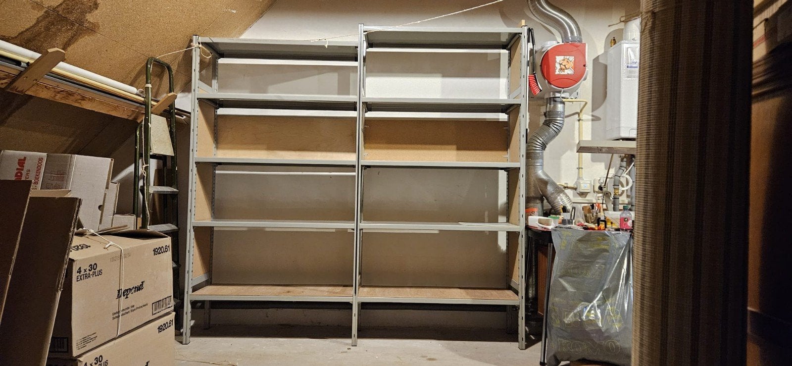 Schulte metalen stellingkast, Ophalen, Zo goed als nieuw