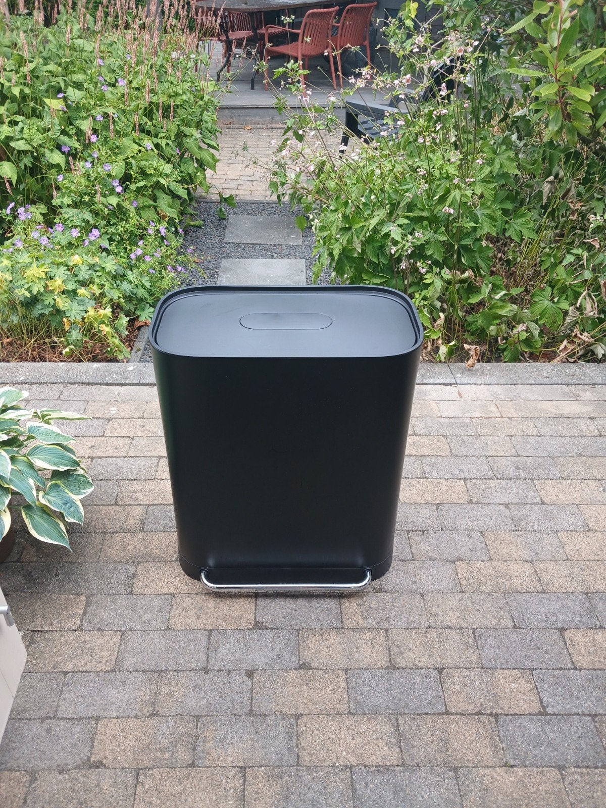 Homra Rockx Duo Pedaalemmer 2x30L - Zwart, Ophalen, Kunststof, Gebruikt, Met pedaal