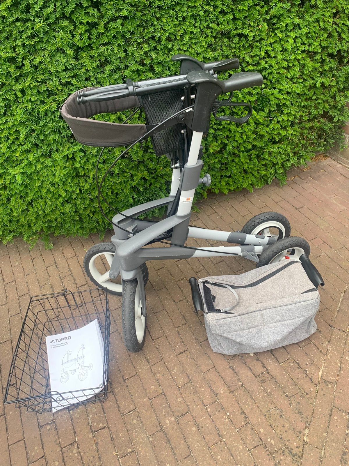 Rollator Topro Olympos ATM maat M, Ophalen, Opvouwbaar, Zo goed als nieuw