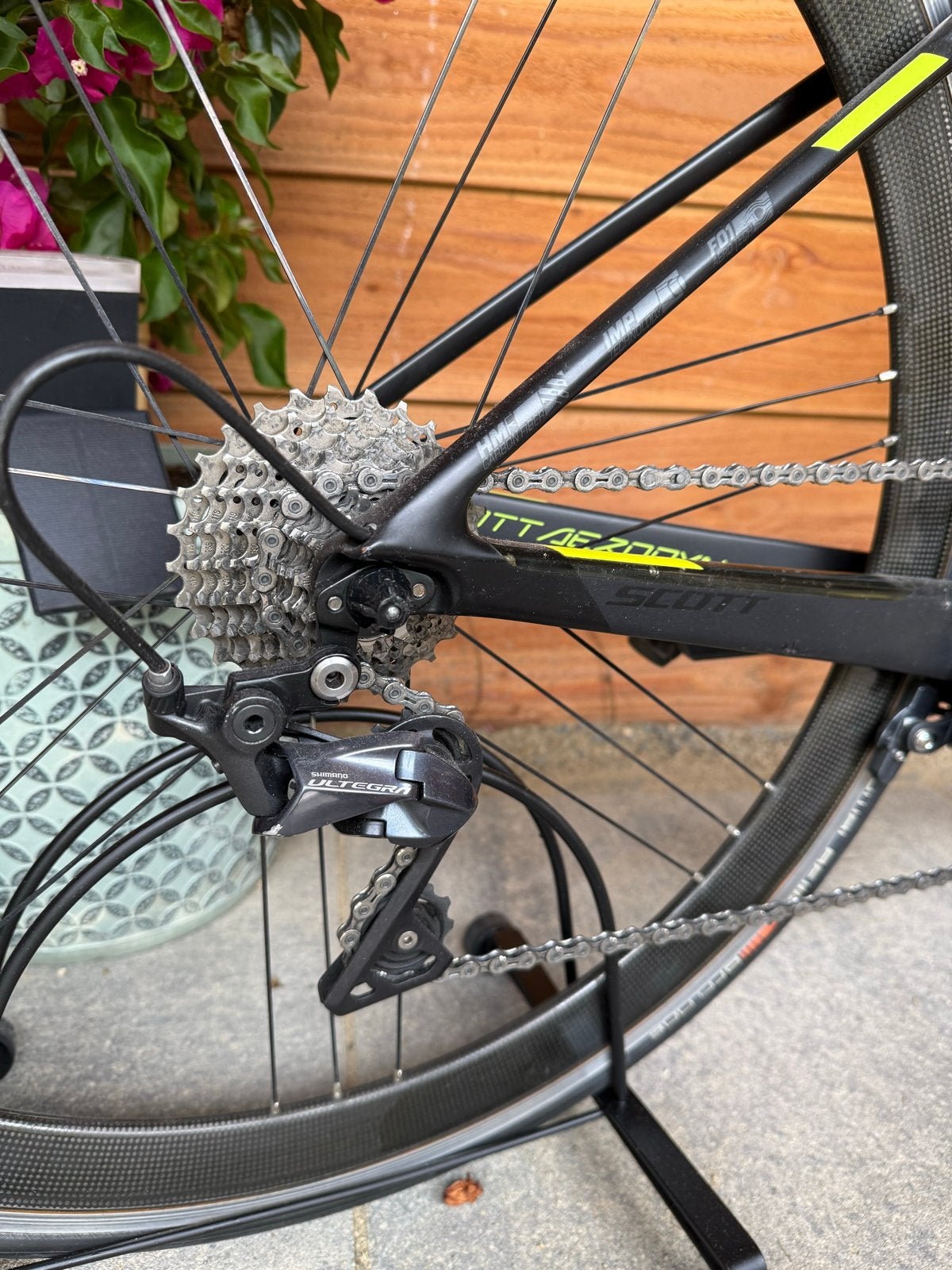 Scott Foil racefiets - Ultegra/Dura-Ace, Carbon, Fietsen en Brommers, Fietsen | Racefietsen, 28 inch, Gebruikt, Carbon, Minder dan 49 cm