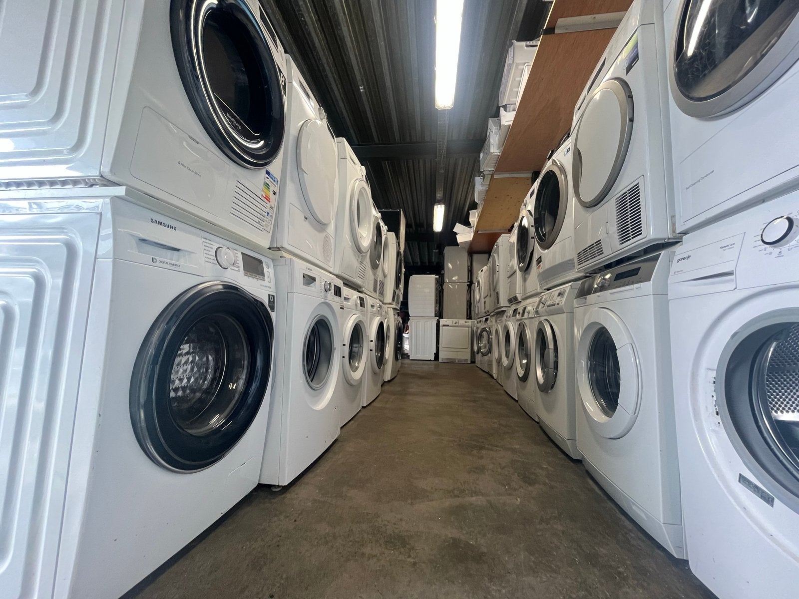 Diverse wasmachines en drogers - Grote voorraad, Gebruikt, 8 tot 10 kg, Ophalen of Verzenden, 85 tot 90 cm