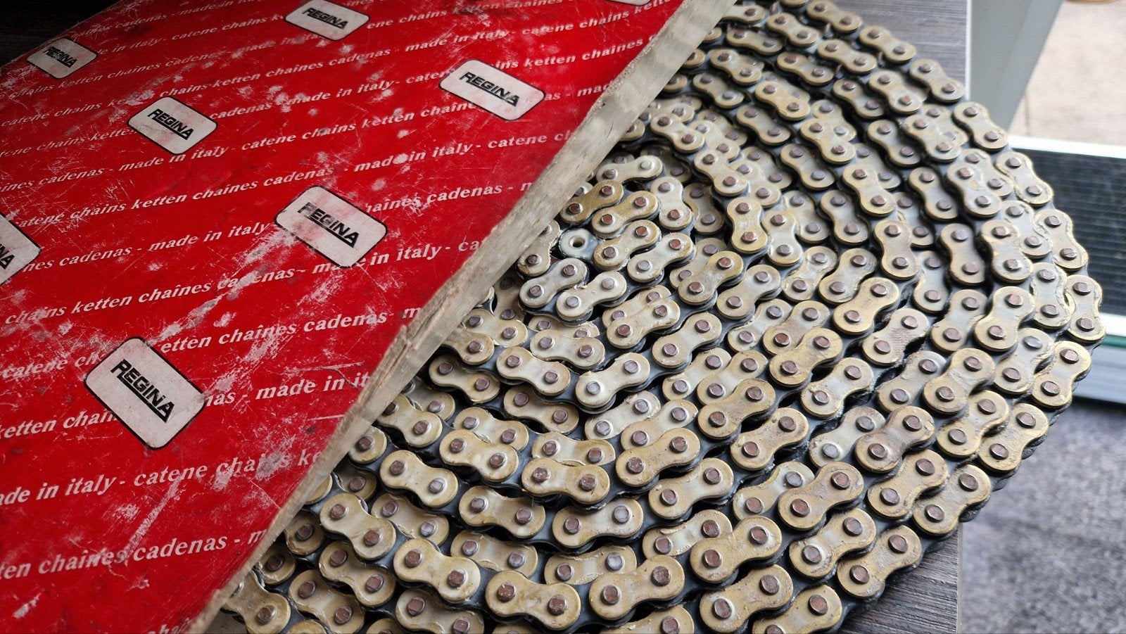 Rol met 8 mtr 525 ketting, Ophalen