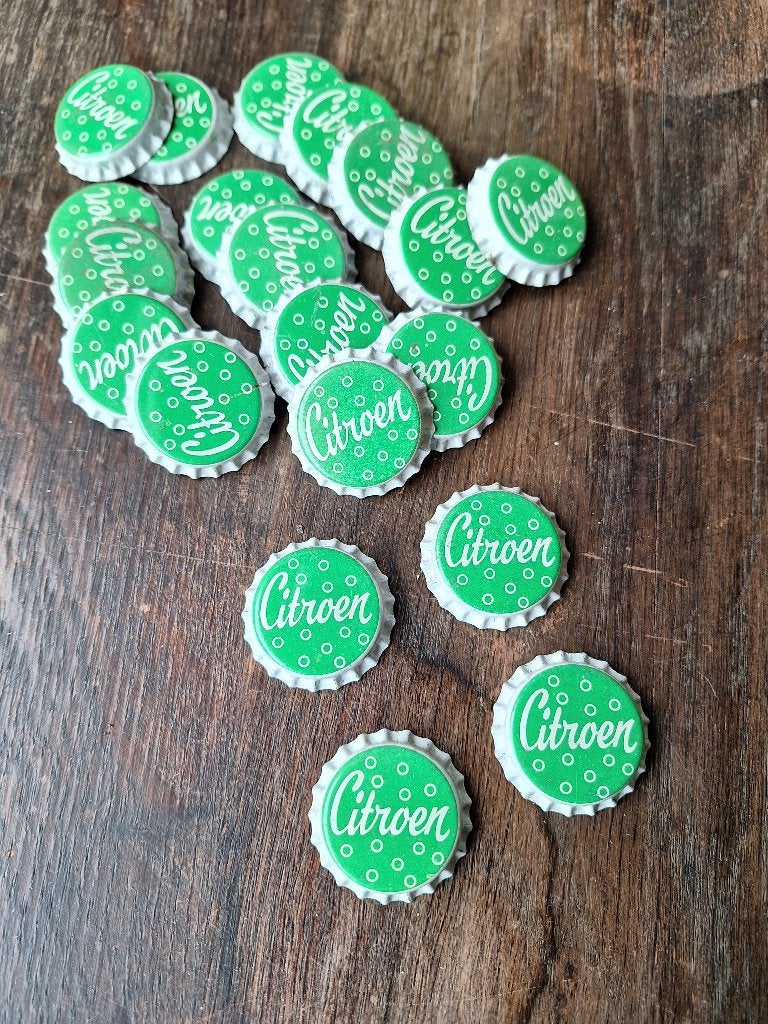75 stuks Kroonkurk Wilson Citroen Limonade, Ophalen of Verzenden