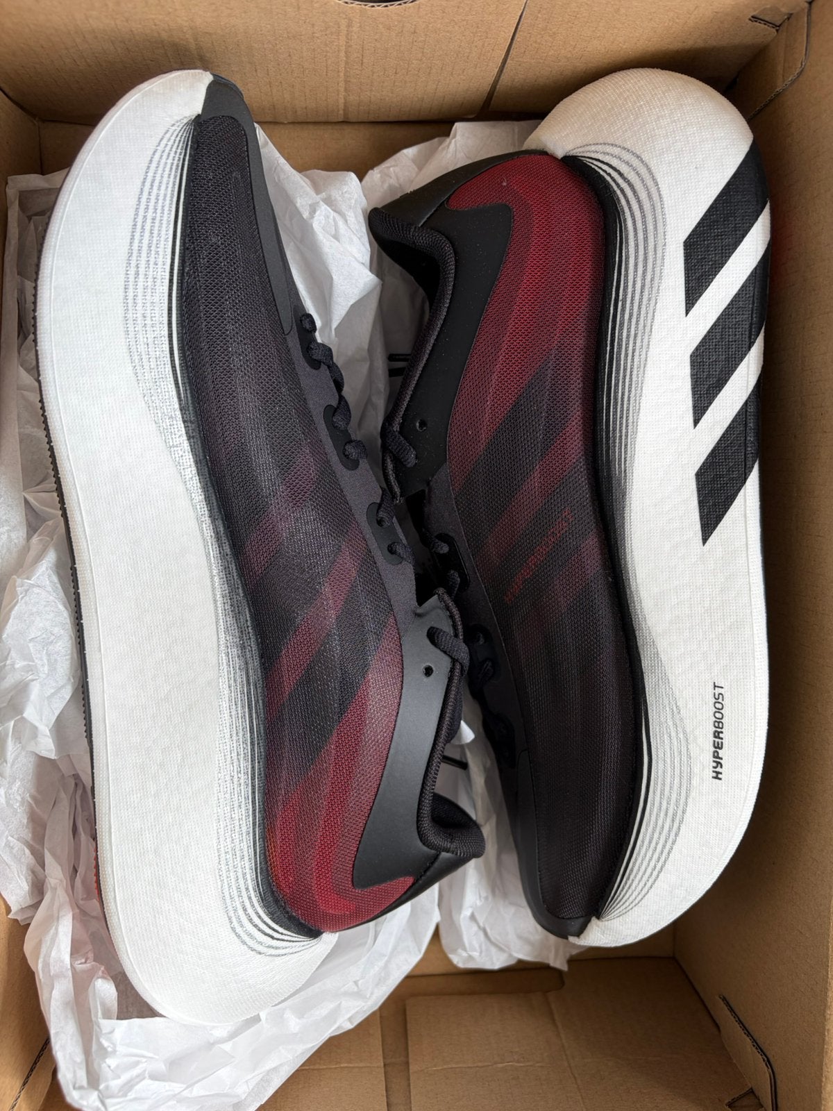 ADIDAS HYPER BOOST EUPHORIA LT BLACK SOLAR RED nieuw in doos, Ophalen of Verzenden, Nieuw, Sportschoenen