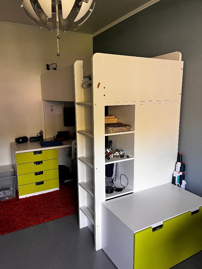 Ikea hoogslaper, Ophalen, Gebruikt, Eenpersoons, 200 cm
