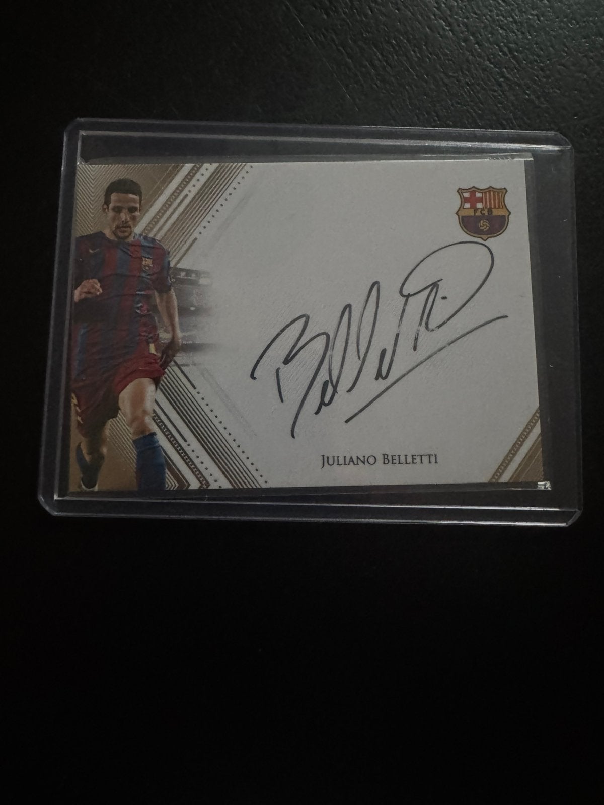 Juliano Belletti Auto /5 Futera Barcelona, Ophalen of Verzenden, Zilver