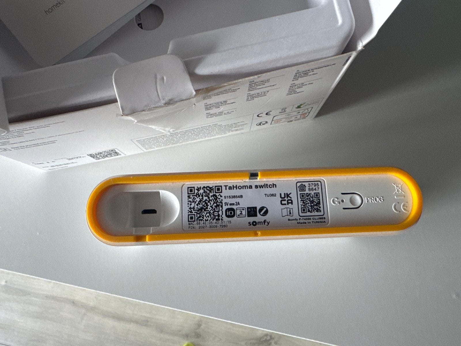 Somfy TaHoma switch - Smart Home bedieningseenheid, Ophalen of Verzenden, Zo goed als nieuw
