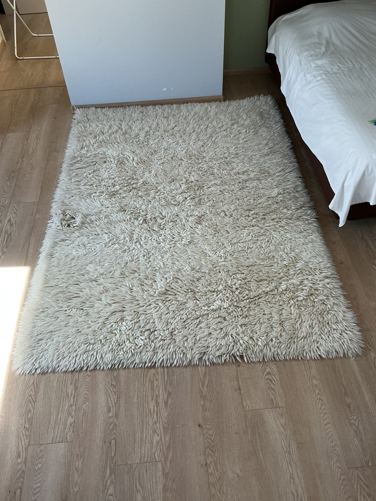 Vloerkleed,tapijt, Huis en Inrichting, Ophalen, Wit, 200 cm of meer, Zo goed als nieuw
