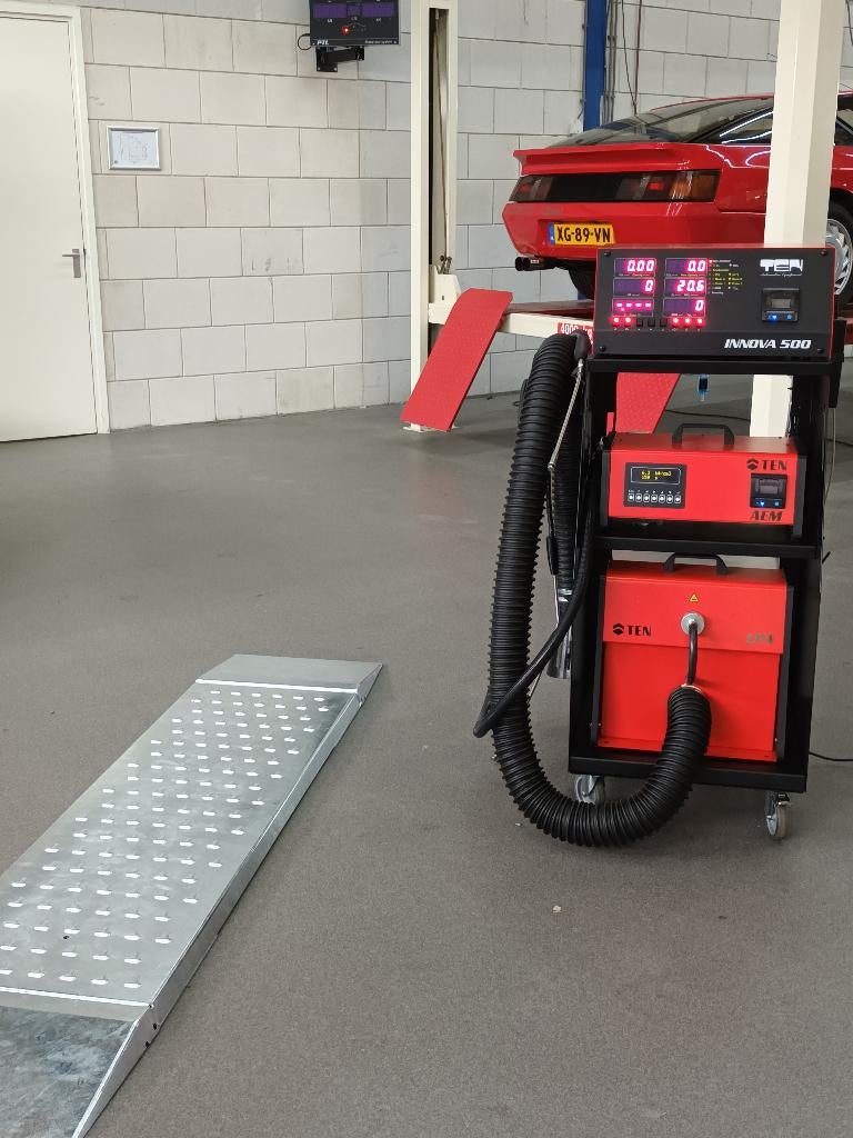 APK SET uitlaatgas apparatuur met platenbank, Verzenden, Nieuw