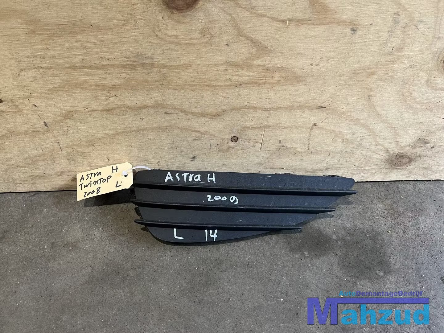 OPEL ASTRA H TWINTOP links Voorbumper bumper grille rooster, Gebruikt, Opel Automobile GmbH, Ophalen of Verzenden, Kontakt@opel-infoservice.de