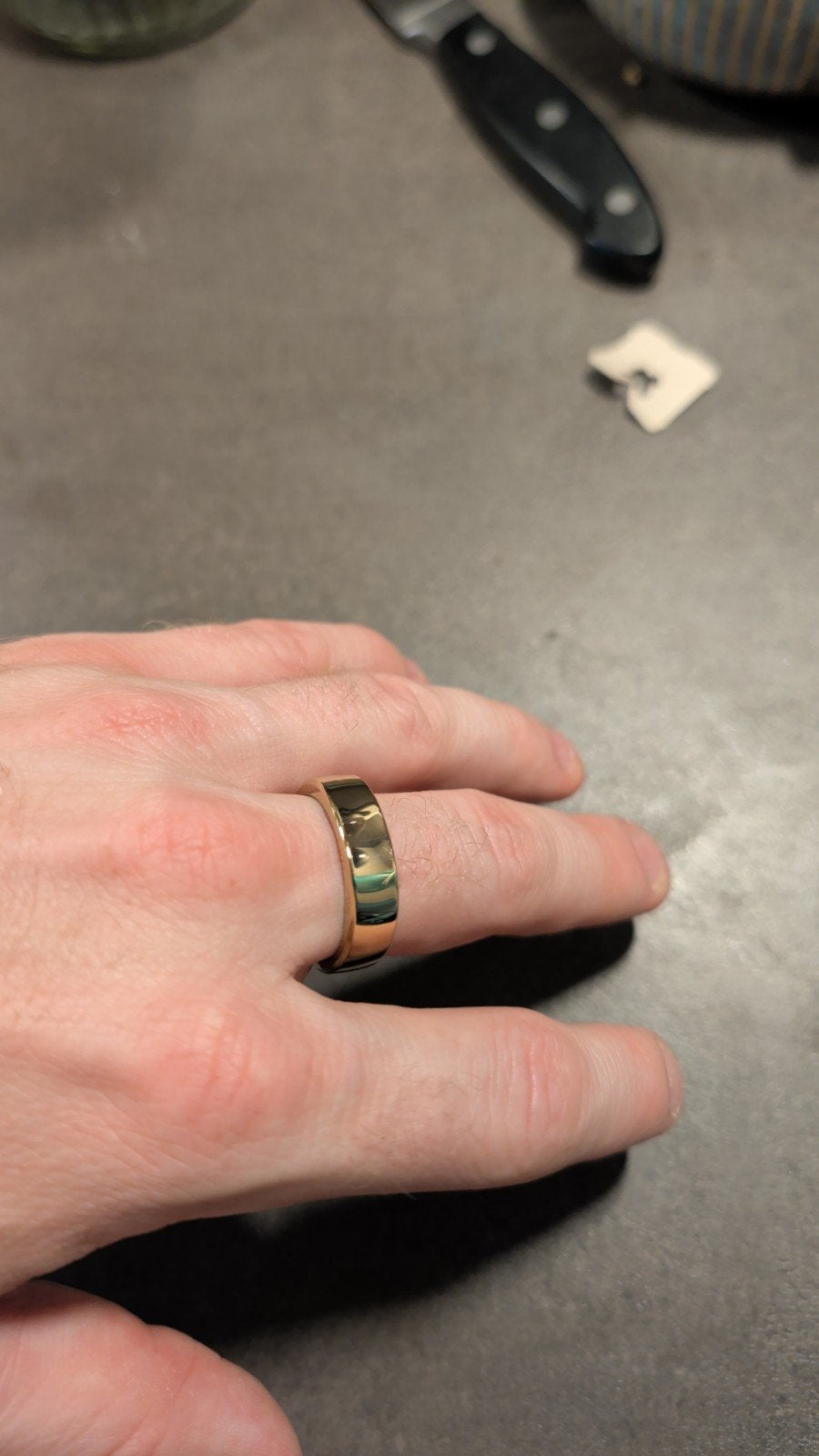 Ringconn Gen 3 Gold, Maat 11 - Zo goed als nieuw, 20 of groter, Ophalen of Verzenden, Zo goed als nieuw, Dame