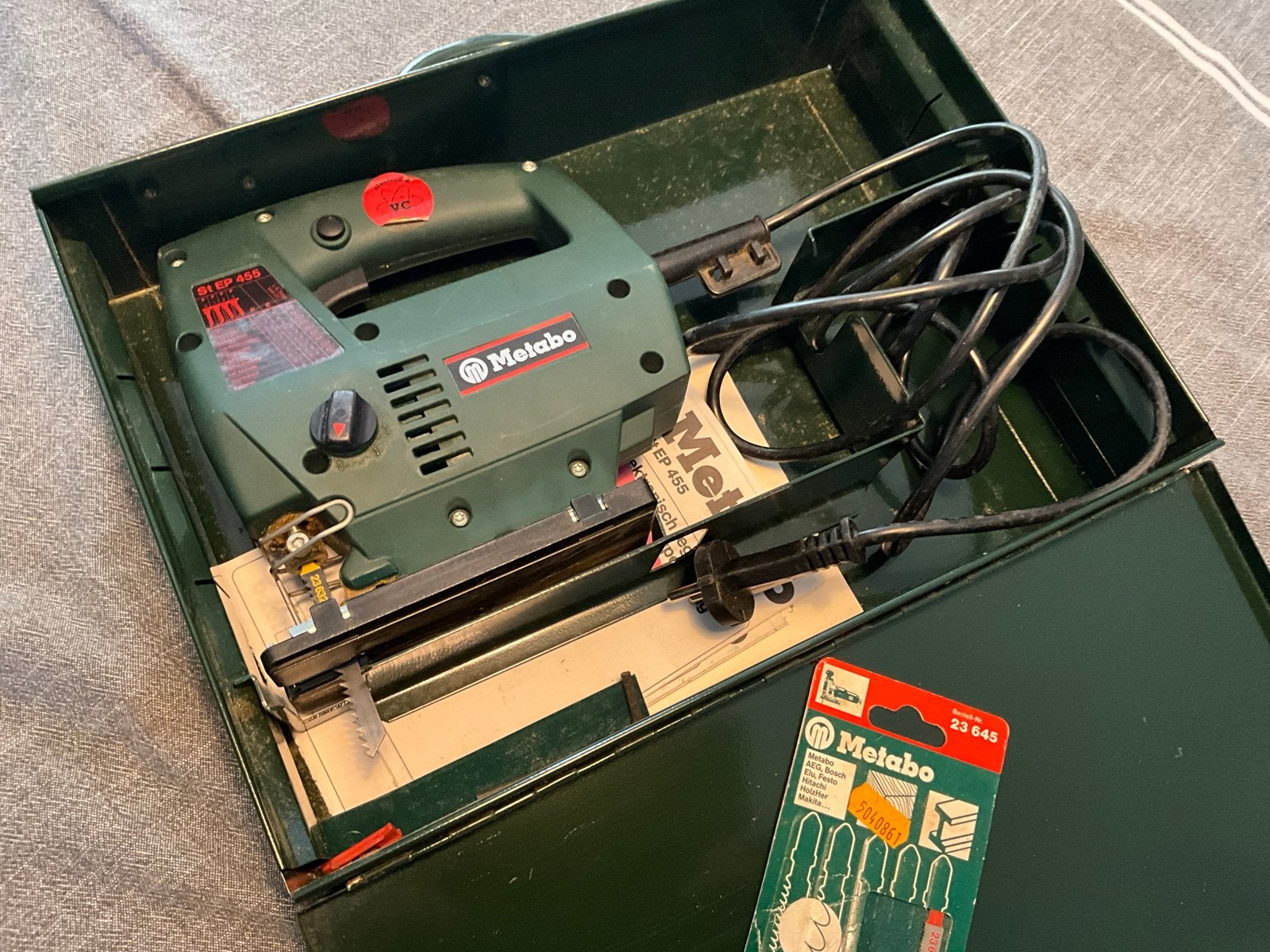 Metabo elektrische decoupeerzaag ST EP 455, Gebruikt, Decoupeerzaag, Ophalen of Verzenden, 30 tot 70 mm
