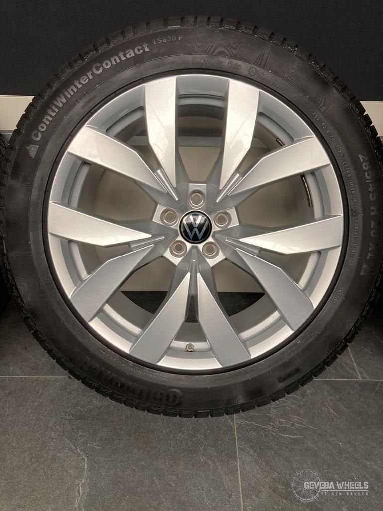 20'' originele Volkswagen Touareq II velgen + winterbanden, Auto-onderdelen, Banden en Velgen, Gebruikt, -, 285 mm, -