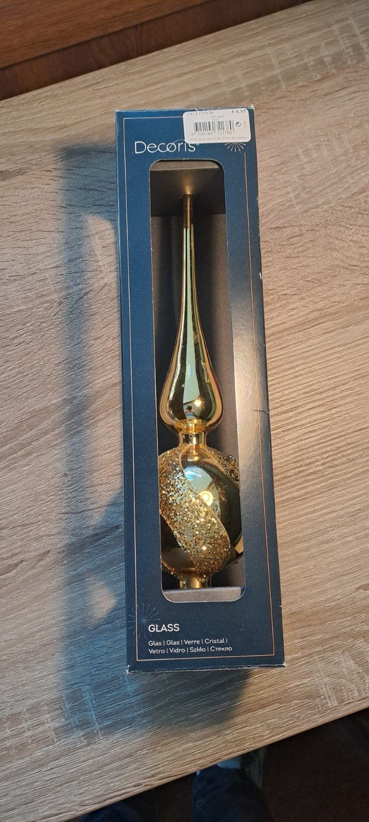 piek kerst kerstbal goud, Diversen, Ophalen of Verzenden