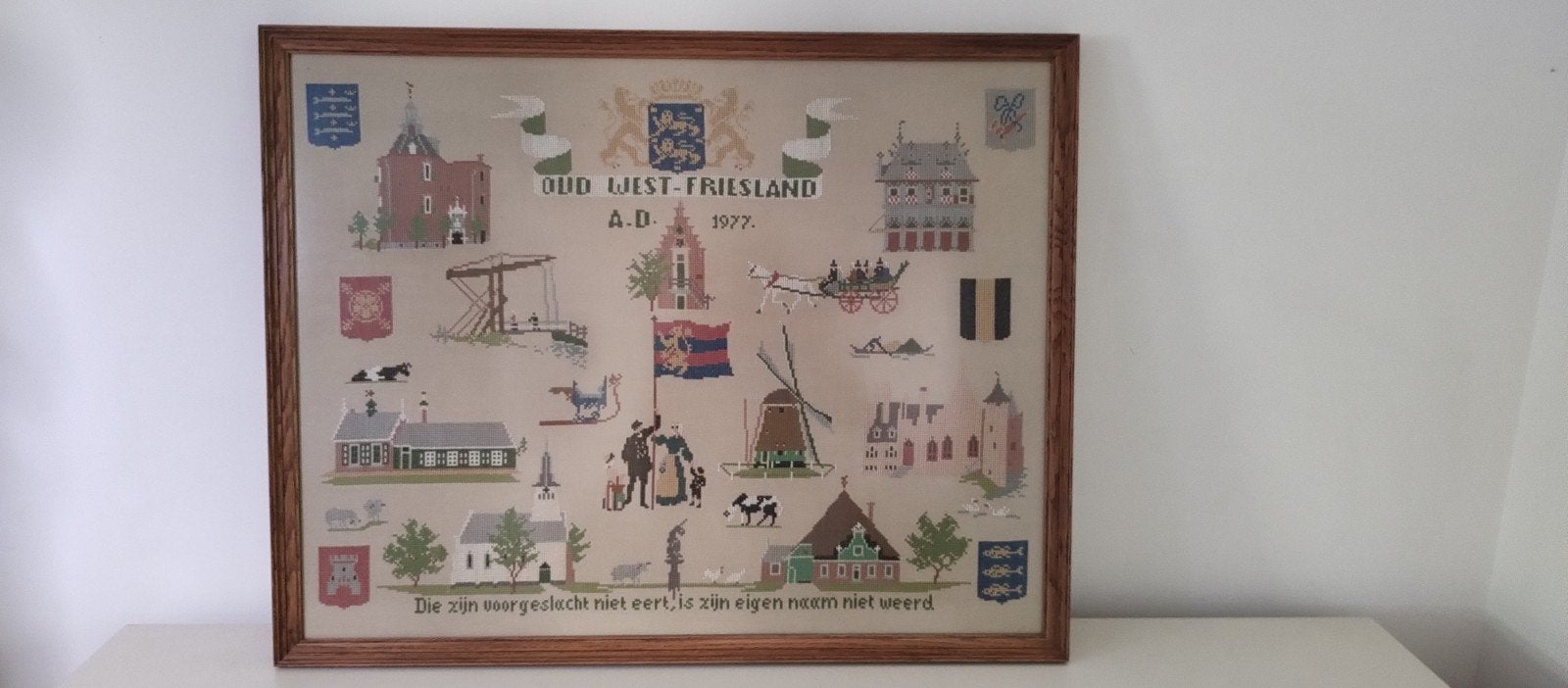 Merklap Oud Westfriesland oa Enkhuizen, Hoorn, Medemblik, Ophalen, Gebruikt, Overige typen, Onbekend