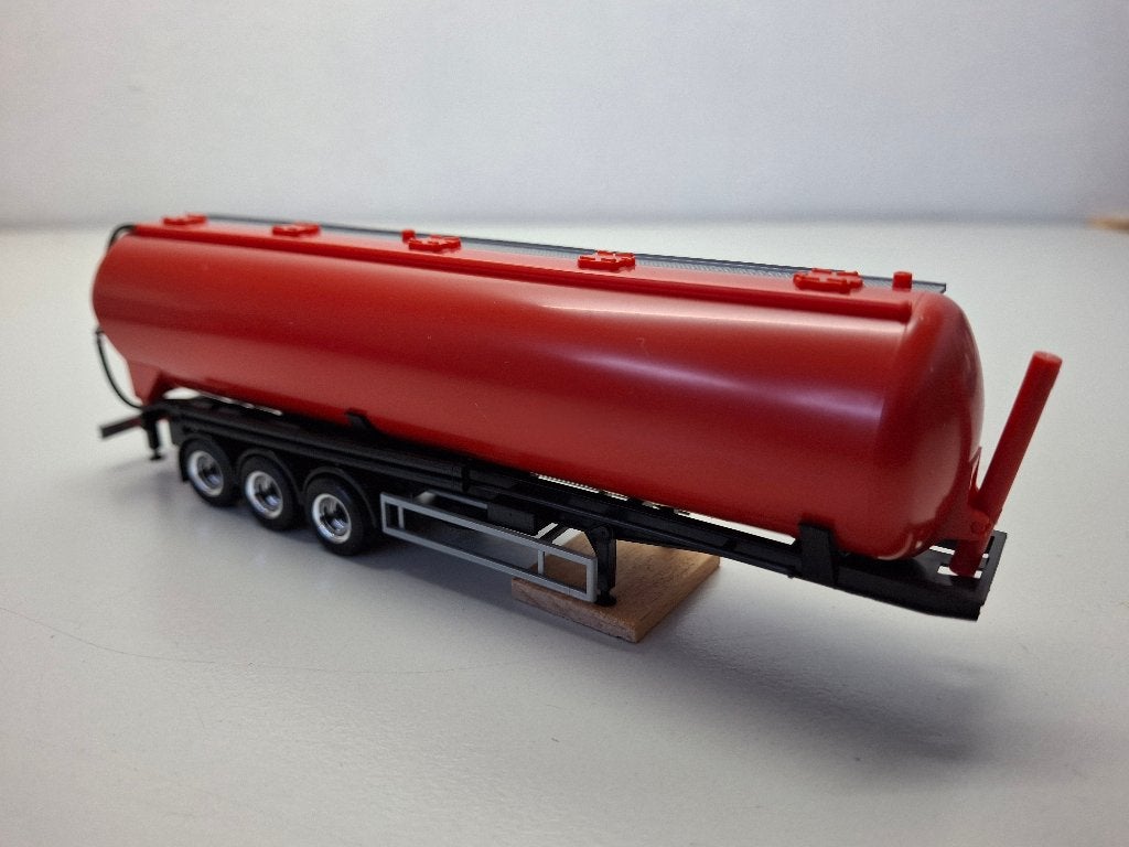 Silo/bulk oplegger Herpa, Ophalen of Verzenden, Zo goed als nieuw, Bus of Vrachtwagen, Herpa