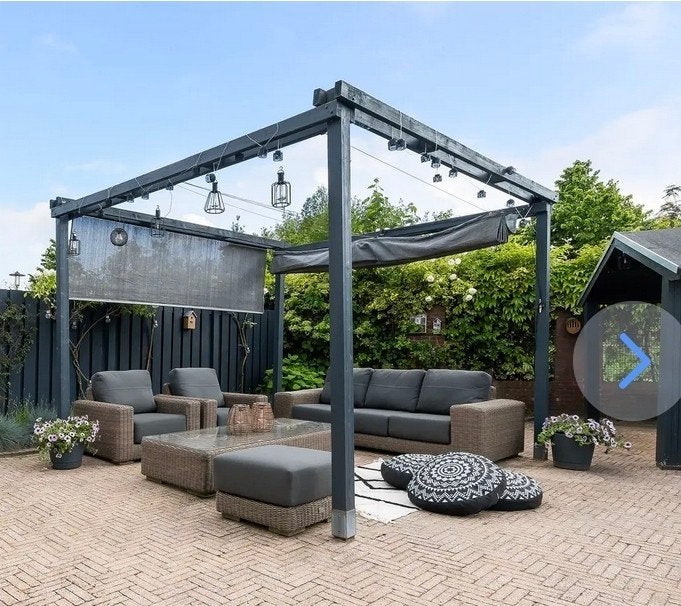 4 Seasons Kingston Loungeset - Wicker Tuinmeubelen, Ophalen, 5 zitplaatsen, Loungeset, Wicker