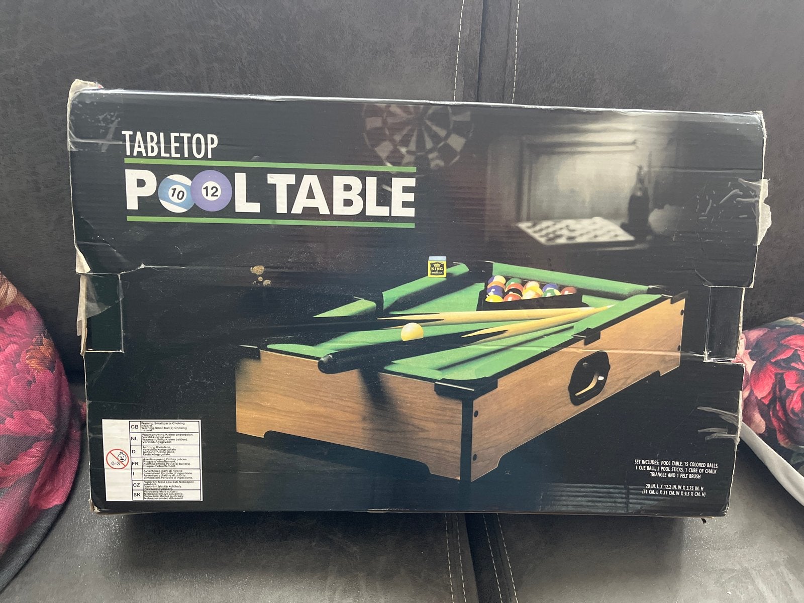 Tabletop Pooltafel - Compact en Compleet, Ophalen of Verzenden, Nieuw, Pooltafel