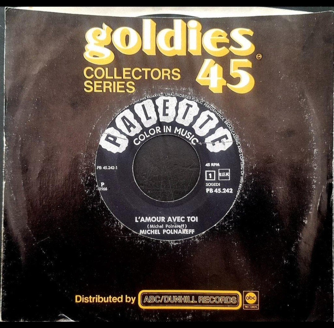 7"/SINGLE  MICHEL POLNAREFF - L'Amour Avec Toi, Ophalen of Verzenden, Gebruikt, Pop