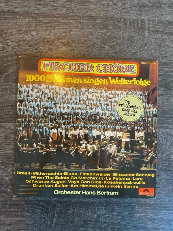 Fischer Chöre - 1000 Stimmen zingen Welterfolge LP, Europees, Gebruikt, Originele persing, Ophalen of Verzenden
