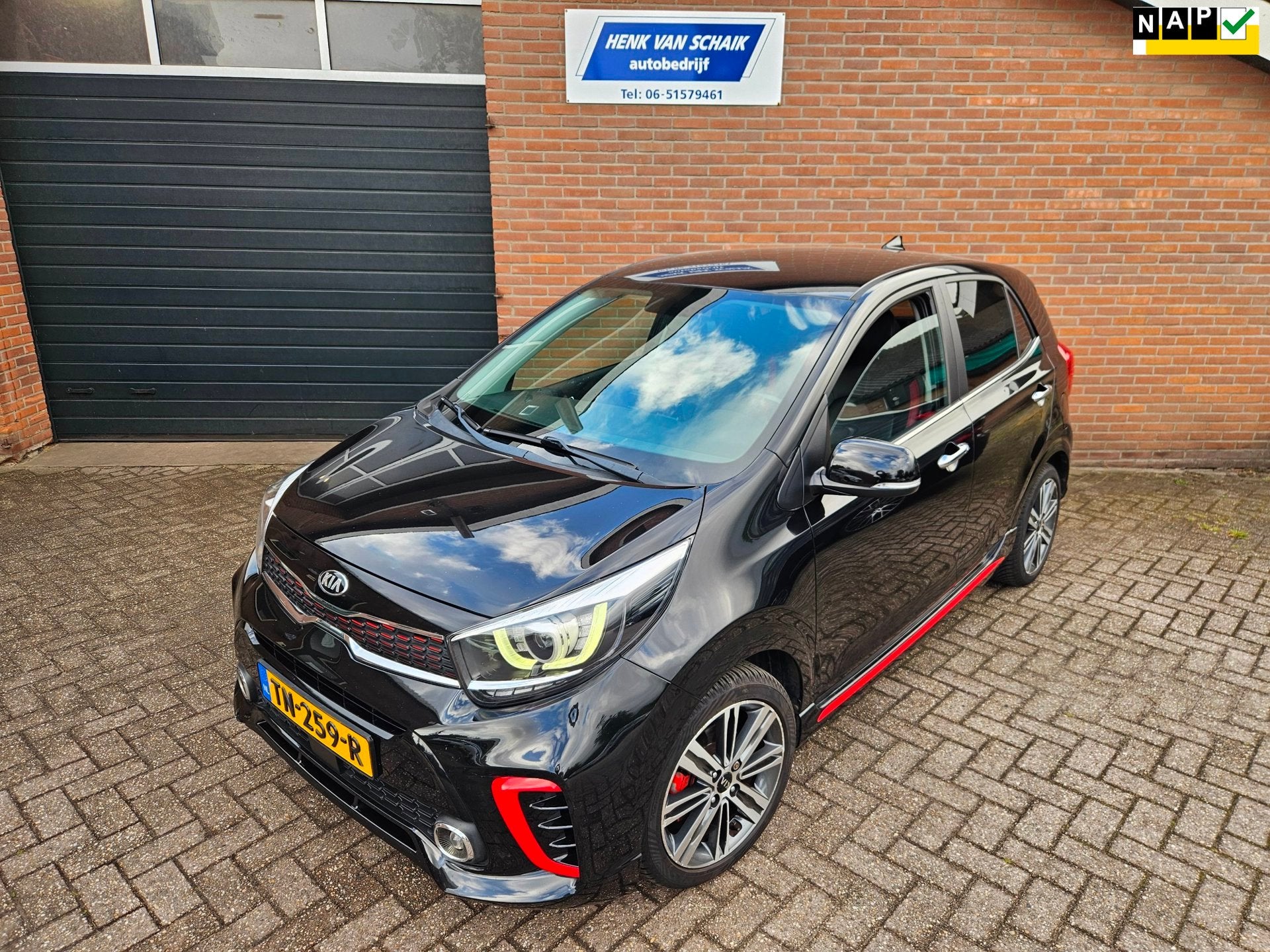 Kia Picanto 1.0 T-GDI GT-Line 2018 - Stuur/Stoelverwarming, Auto's, Voorwielaandrijving, Gebruikt, 920 kg, Automatische klimaatregeling
