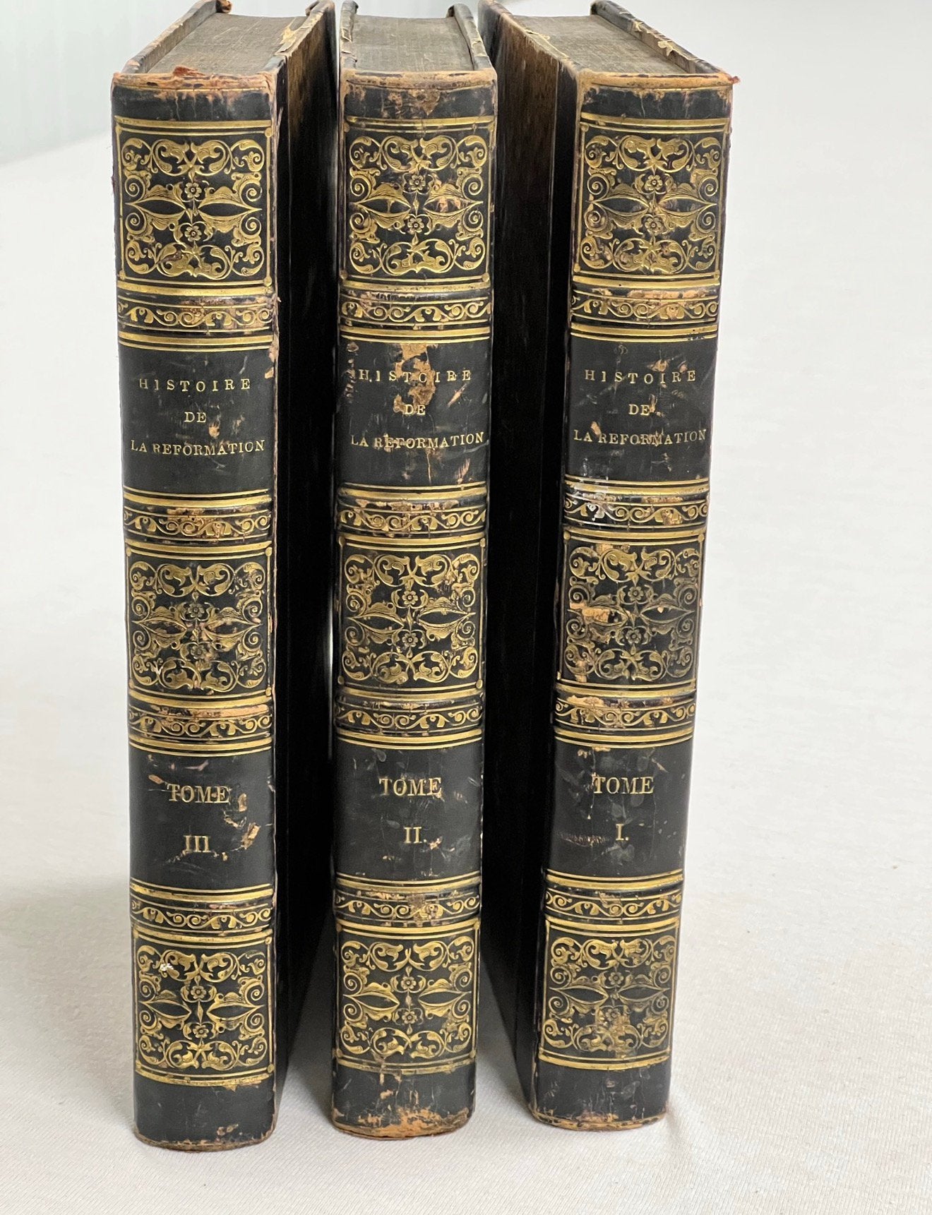Histoire De La Reformation D'Aubigne 1839 vol 1-3 antiek set, Antiek en Kunst, Ophalen of Verzenden