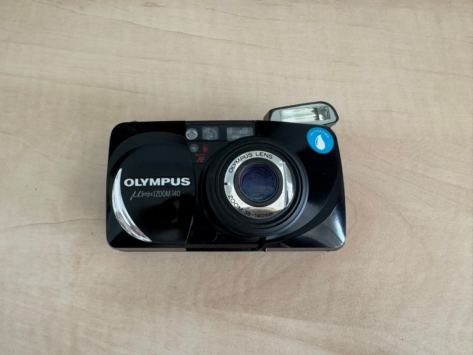 Olympus mju ZOOM 140, Ophalen of Verzenden, Zo goed als nieuw, Compact, Olympus