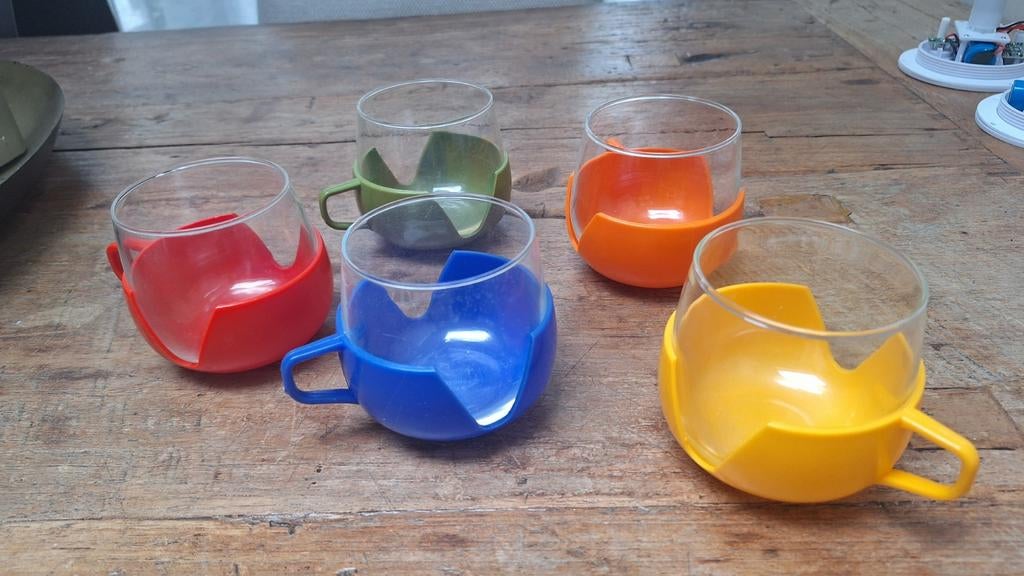 Vintage theeglazen, Antiek en Kunst, Ophalen of Verzenden