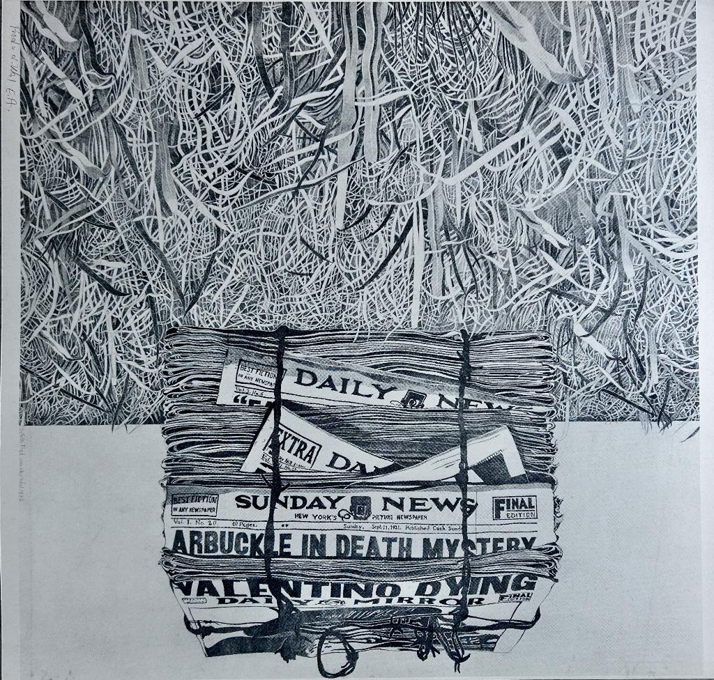 Zeefdruk Fred van der Wal, Antiek en Kunst, Verzenden