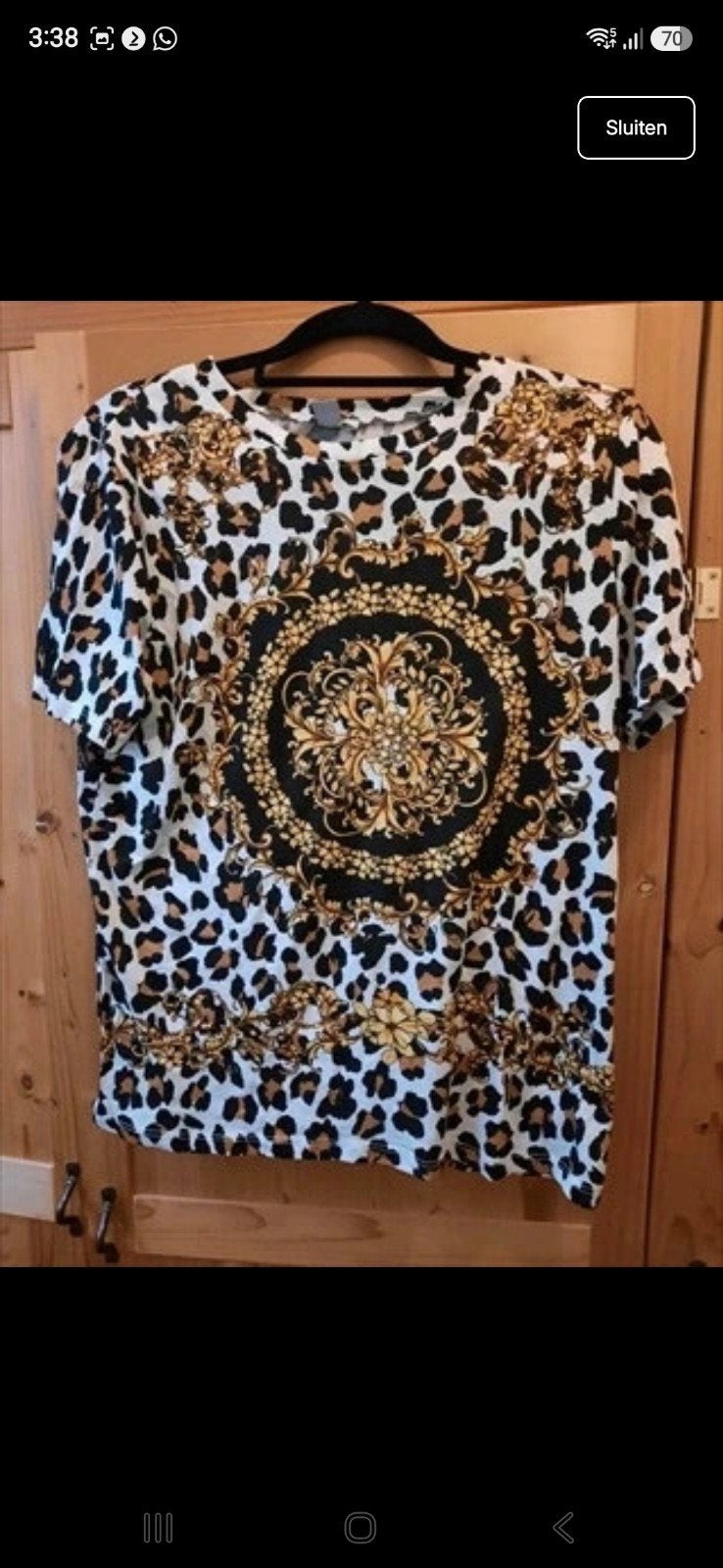 Shirt met print x New Yorker, Maat 38/40 (M), Wit, Nieuw, New Yorker