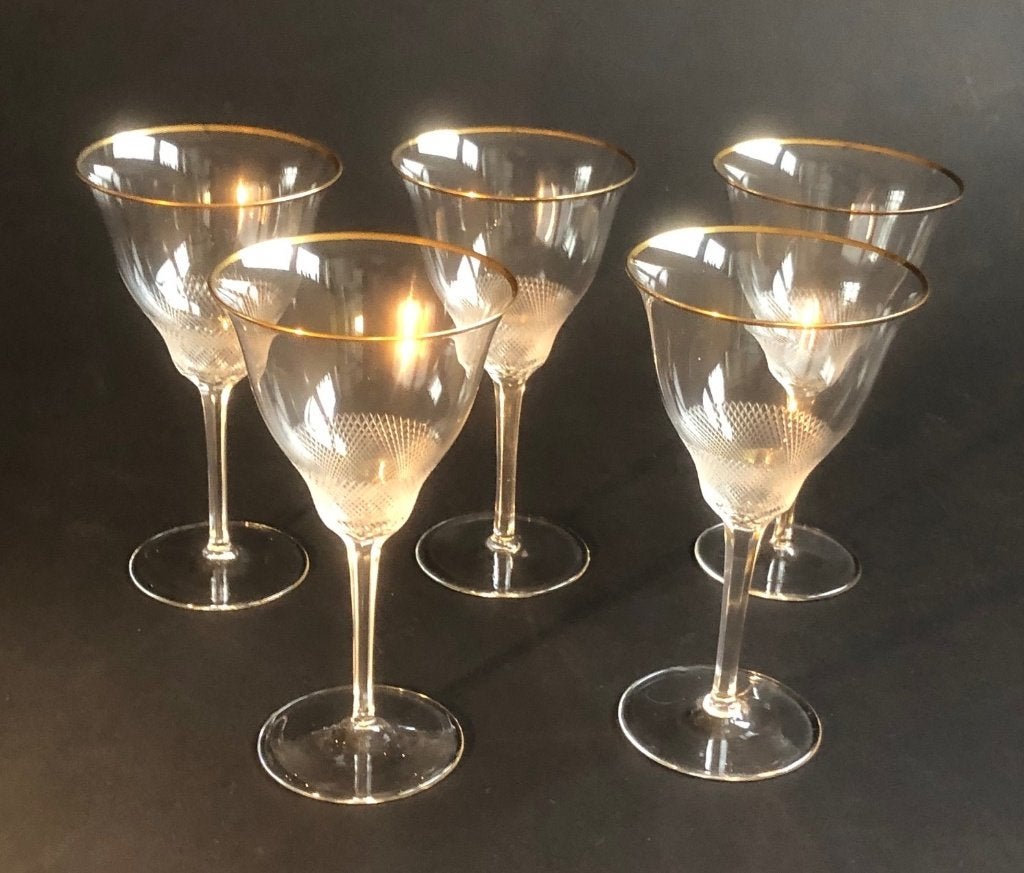 Moser glas servies Lloyd van Tyra Lundgren 1922, Ophalen of Verzenden