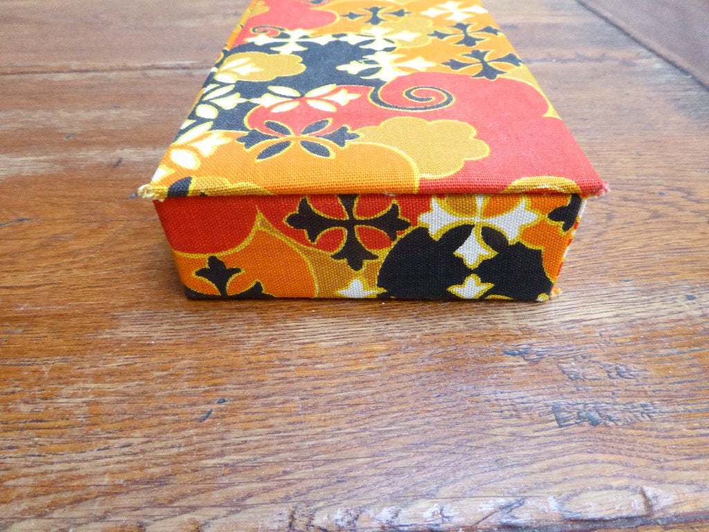 Vintage stoffen doos, Ophalen of Verzenden