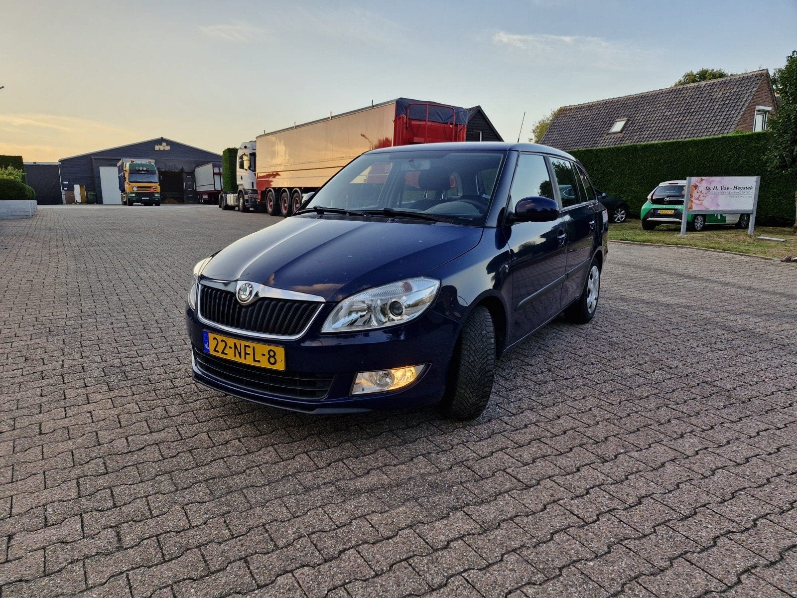 Skoda Fabia 1.2 TDI 55KW Combi 2010 Blauw, Auto-onderdelen, Carrosserie en Plaatwerk, Ophalen, Gebruikt, Skoda