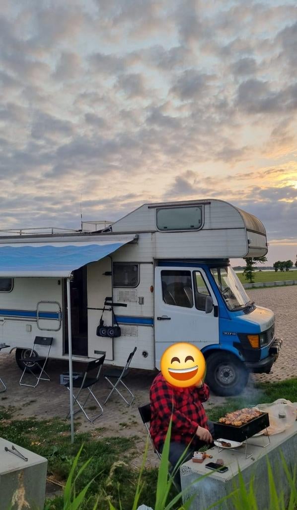 Mercedes 307d Camper uniek Diesel belastingvrij, Caravans en Kamperen, Campers, Particulier, Buscamper of Camperbus, Mercedes-Benz