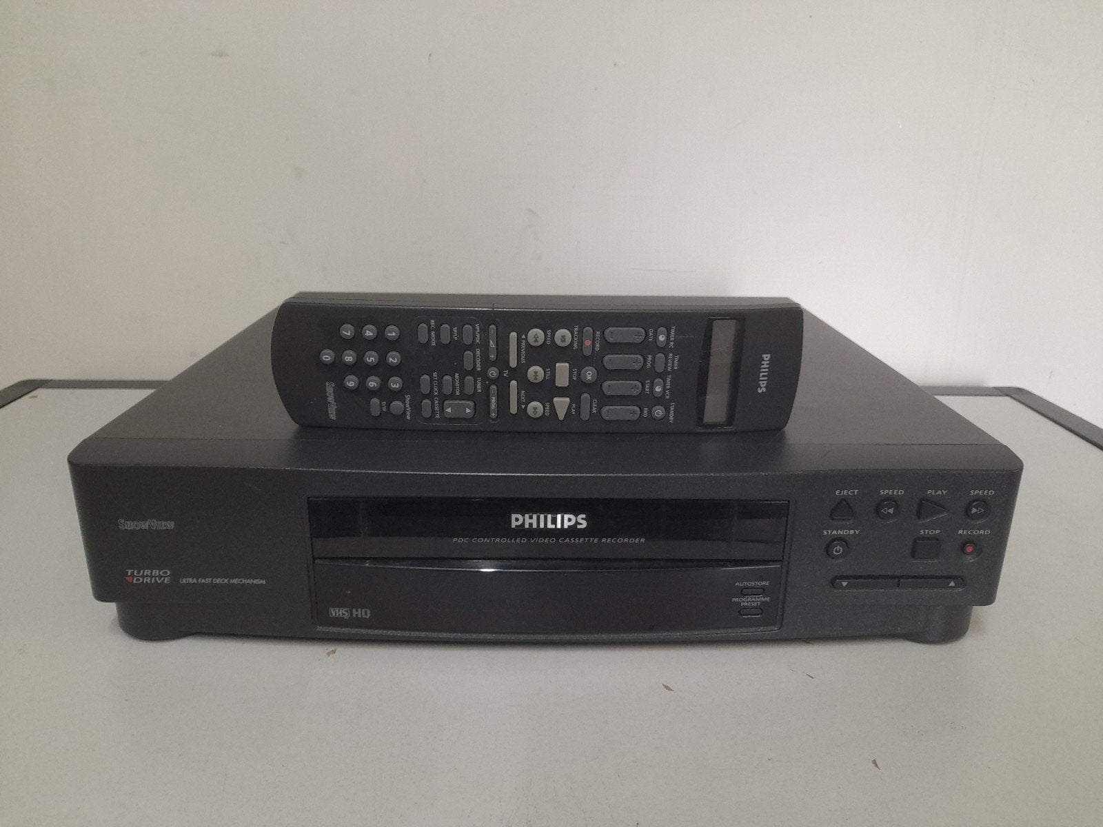 Philips videorecorder VR247, Audio, Tv en Foto, Videospelers, Ophalen of Verzenden, Gebruikt, VHS-speler of -recorder