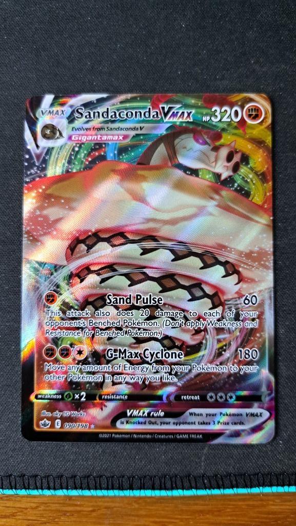 Sandaconda Vmax Chilling Reign CRE 090 Pokémon, Verzenden, Nieuw, Losse kaart, Foil