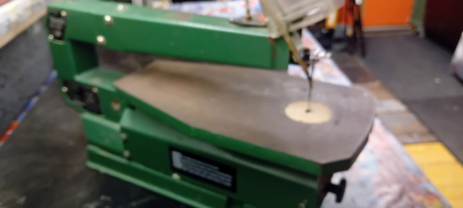 Ferm FFZ-400 Figuurzaagmachine - Gebruikt, Doe-het-zelf en Verbouw, Ophalen, Minder dan 30 mm, Gebruikt, Ferm