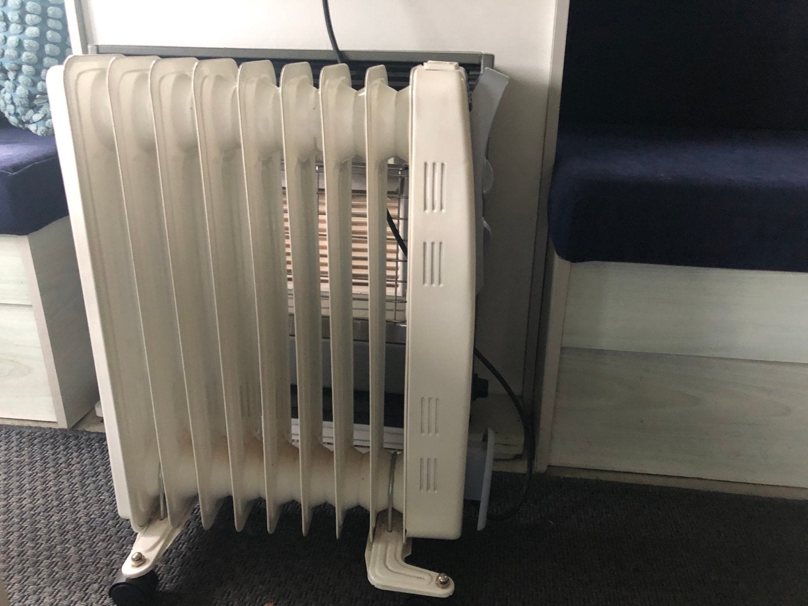 Eurom RAD2000 Oliegevulde Radiatorkachel met Thermostaat, Ophalen of Verzenden, Gebruikt, 800 watt of meer, Radiator