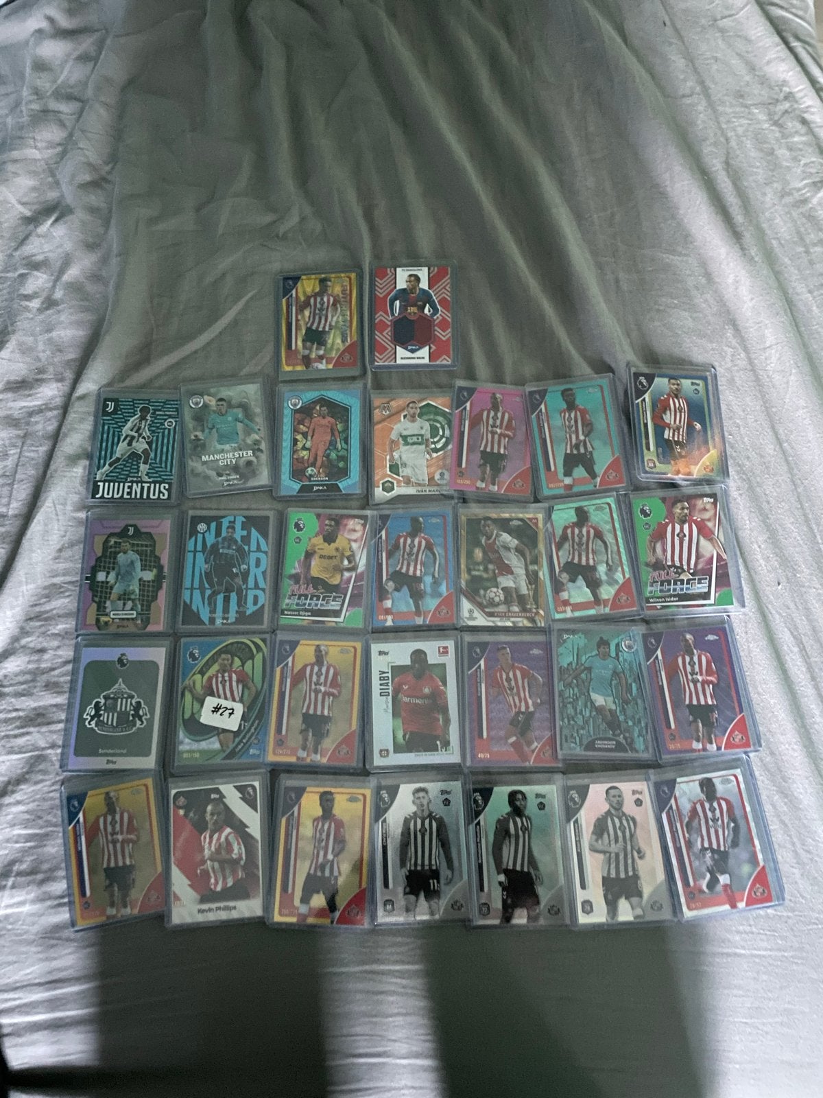 Voetbalkaartjes collectie - Topps Chrome, Match Attax, Ophalen of Verzenden, Zo goed als nieuw, Buitenlandse clubs, Spelerskaart