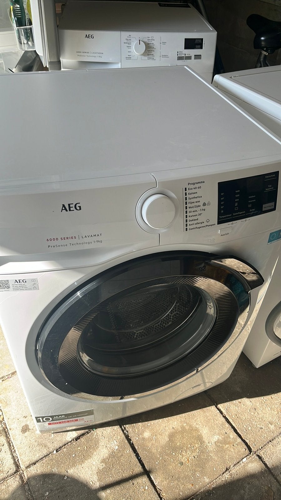 AEG set, 6 tot 8 kg, Ophalen of Verzenden, Zo goed als nieuw, 85 tot 90 cm