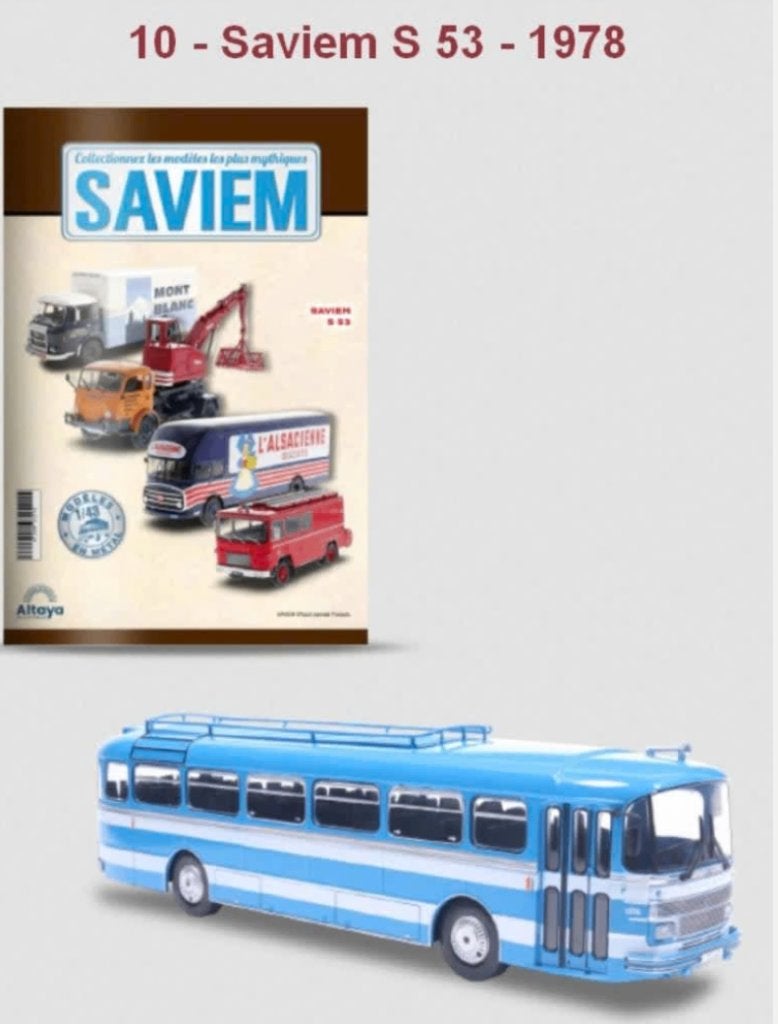 Saviem S53 1978 Autocar Interurbain 1/43 Saviem ALTAYA # 10, Verzenden, Nieuw, Bus of Vrachtwagen, Overige merken