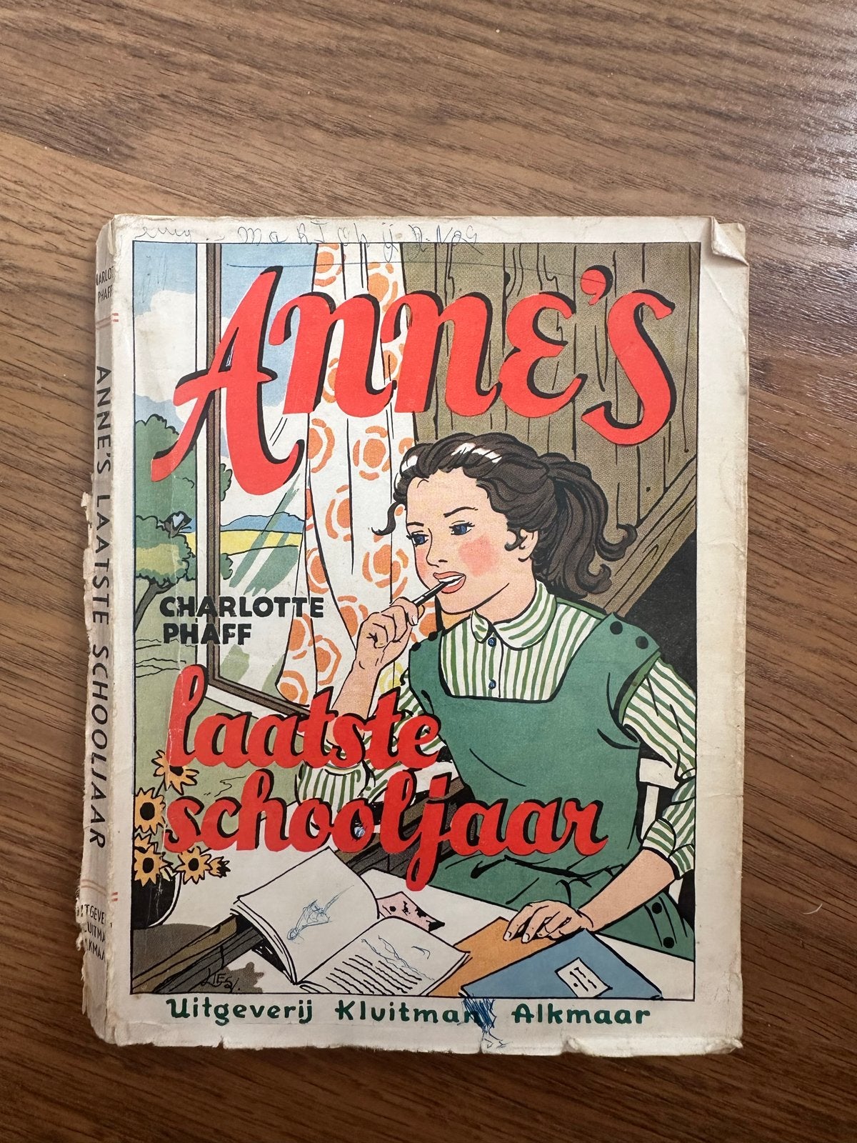 Anne's Laatste Schooljaar - Charlotte Pfaff (Kluivert), Ophalen of Verzenden, Gelezen, Fictie algemeen