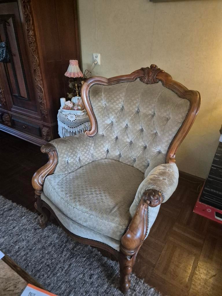 Barok fauteuils + bank (set) – opknapper, Ophalen