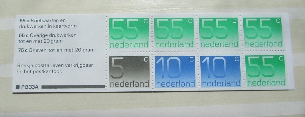 POSTZEGELVEL   PB33A, Ophalen of Verzenden, Postfris