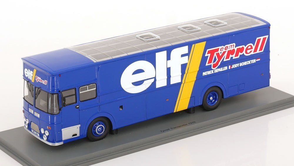 Tyrrell Truck Car Transporter Team Tyrrell 1976, 1/43, Spark, Overige merken, Auto, ., Nieuw