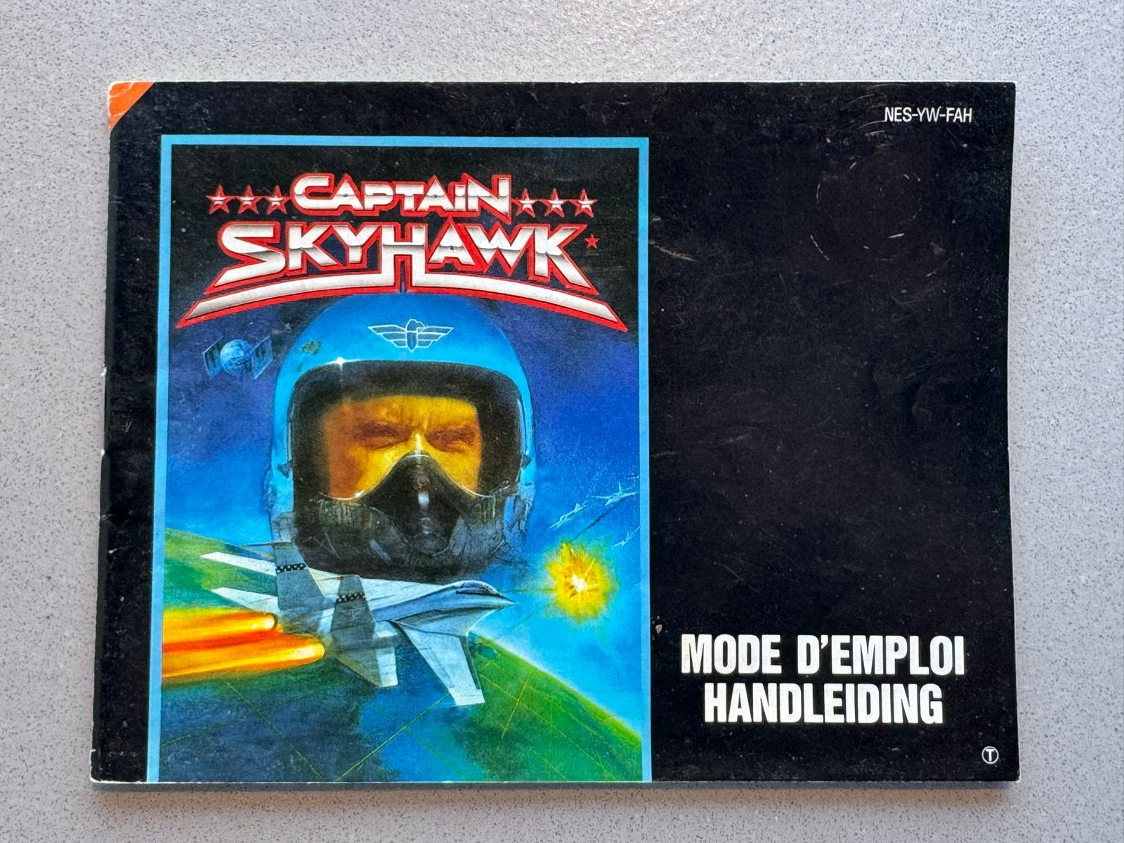 Captain Skyhawk Handleiding NES-YW-FAH, Spelcomputers en Games, Games | Nintendo NES, Gebruikt, Shooter, 1 speler, Ophalen of Verzenden