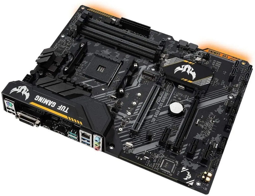 Asus TUF B450M-PLUS GAMING Moederbord met Socket AM4, Computers en Software, Ophalen of Verzenden, Gebruikt, DDR4