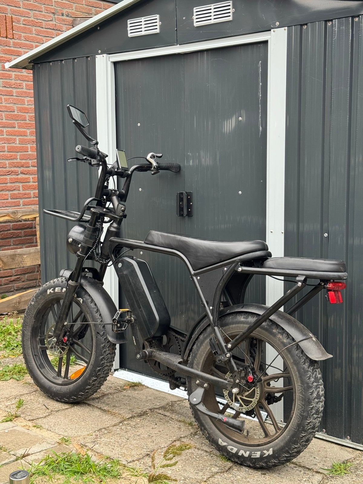 Stoere Fatbike E-bike - Zo goed als nieuw, Fietsen en Brommers, Elektrische fietsen, Zo goed als nieuw, 51 tot 55 cm, 50 km per accu of meer