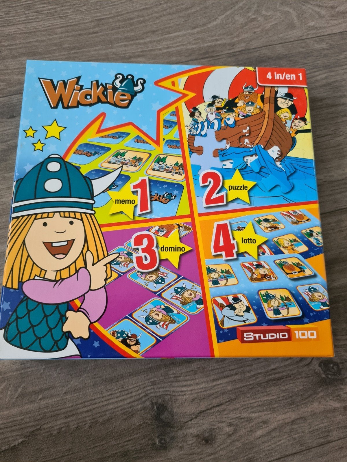 Wickey the viking 4 in 1 spelletjes, Ophalen, Nieuw
